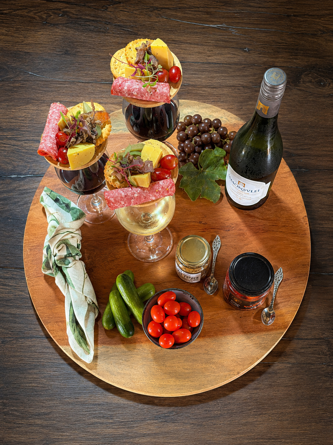 Wine and cheese board special